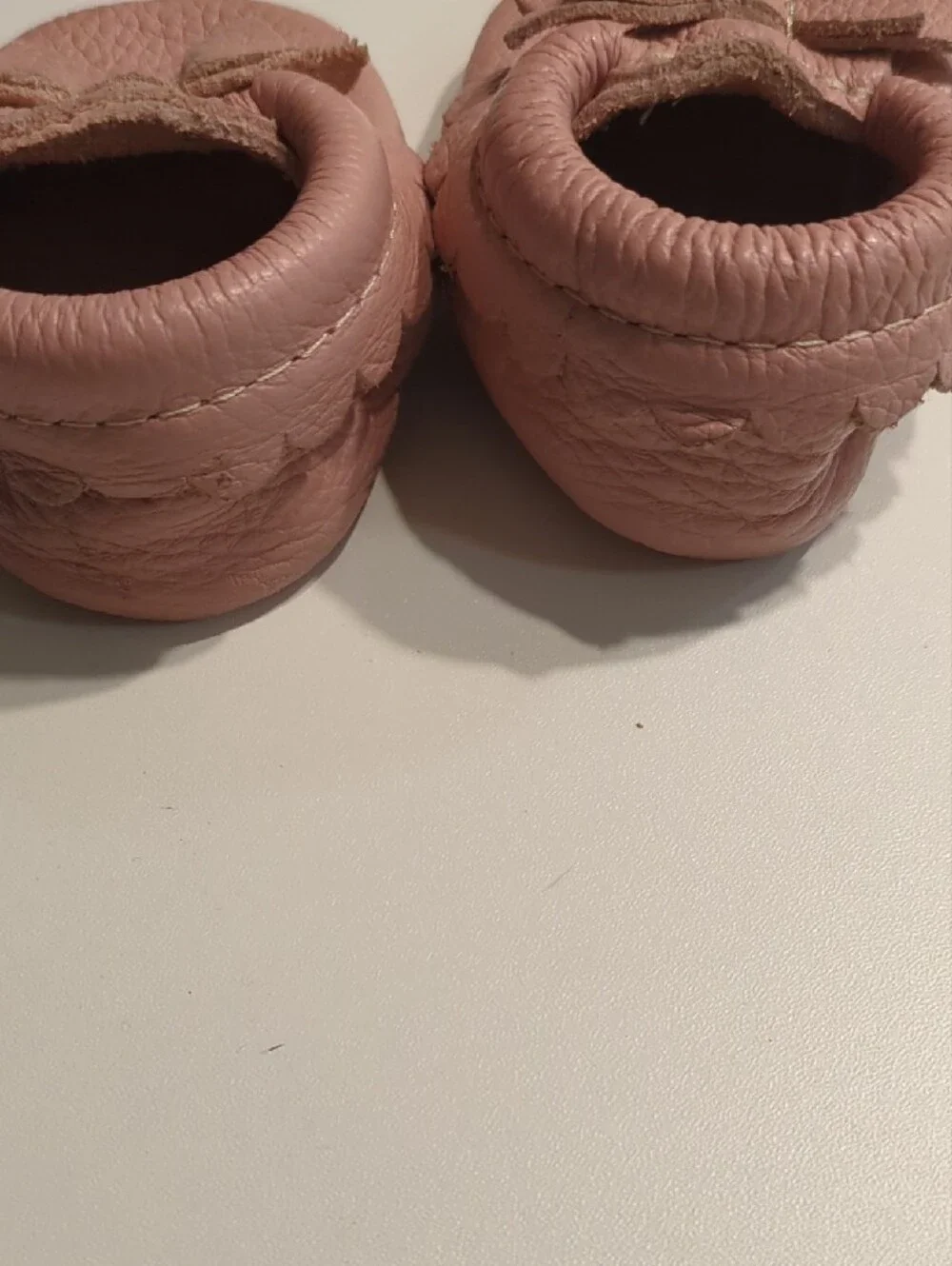 Freshly Picked Baby Moccasins in Blush